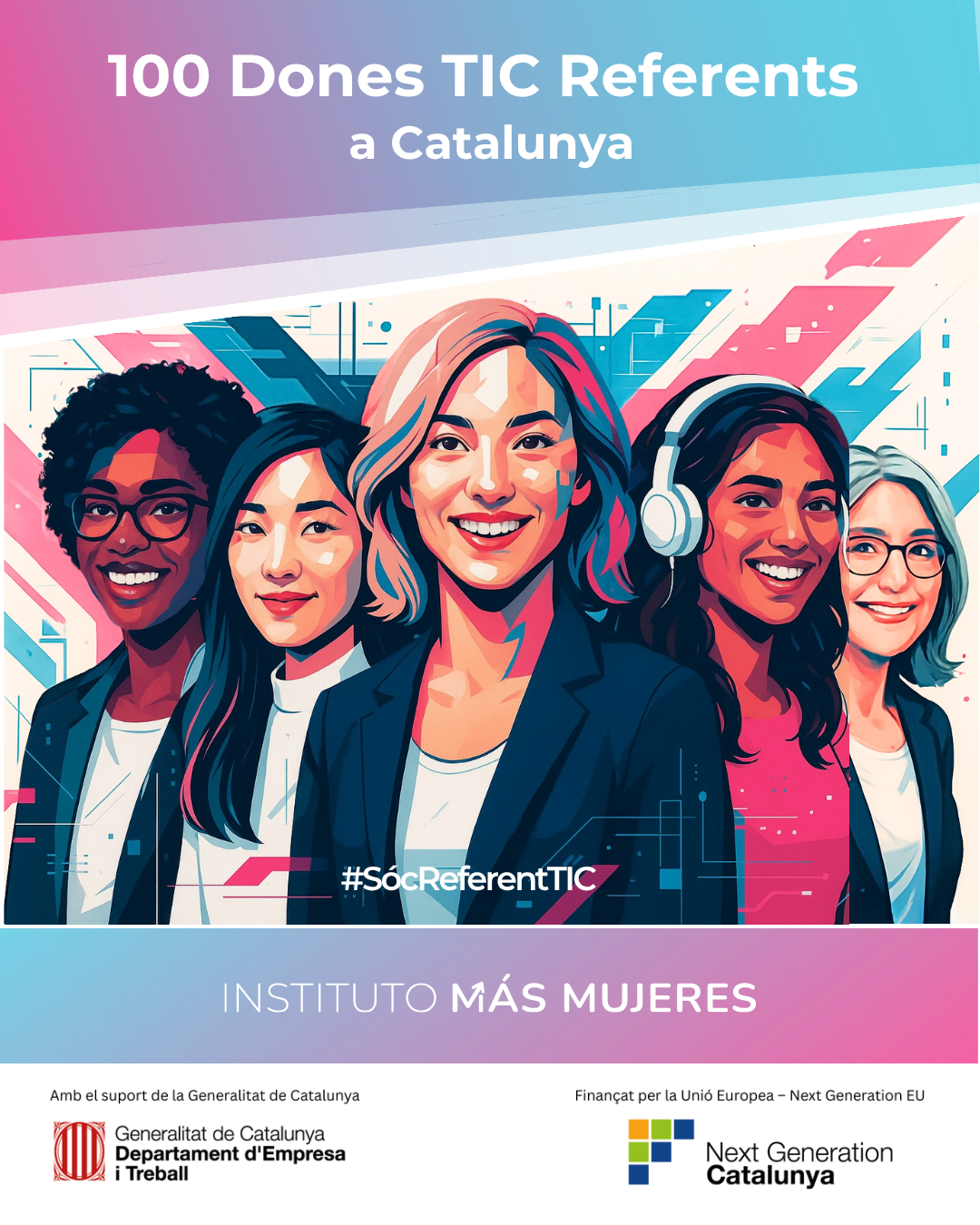 100 Mujeres TIC referentes en Catalunya 2025