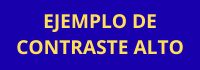 Ejemplo de contraste alto