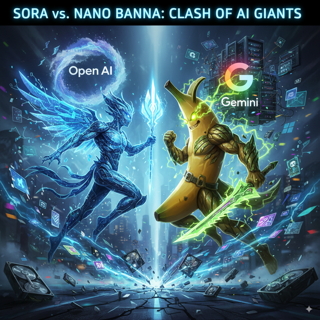 Nano Banana vs Sora