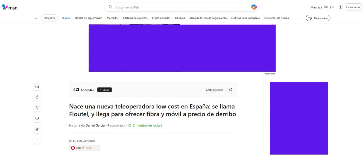 MSN noticia digital Floutel